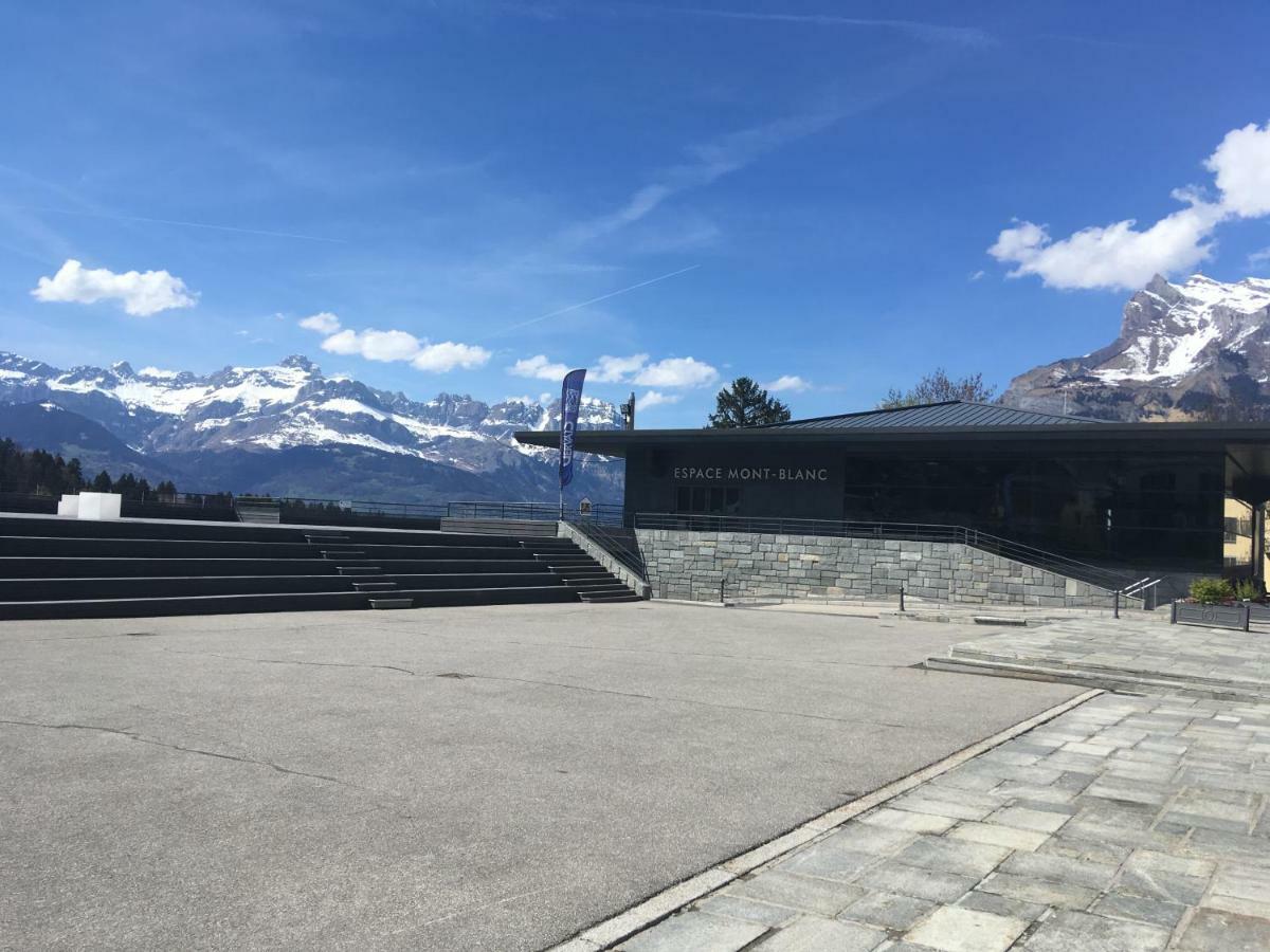 Appartement T2+cabine indépendante au départ des télécabines Saint-Gervais/Bettex/Mont d’Arbois Exterior foto